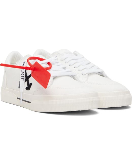 Off-White c/o Virgil Abloh Black Vulcanized Low Sneakers for men