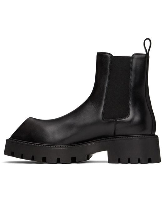 Balenciaga Black Rhino Chelsea Boots for Men | Lyst