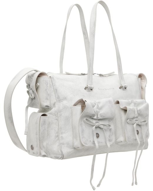 Acne Metallic Multipocket Tote