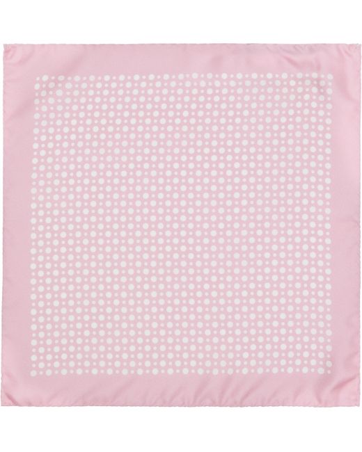 Boss Pink Beckham Edition Silk Pocket Square for men