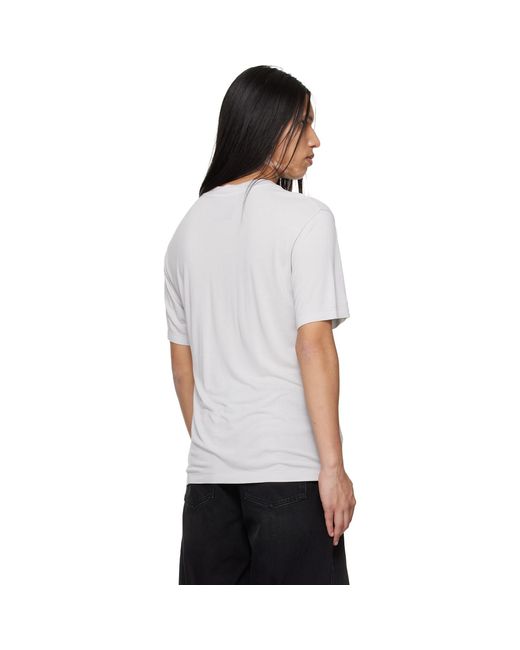 HELIOT EMIL White Overo S/S T-Shirt for men