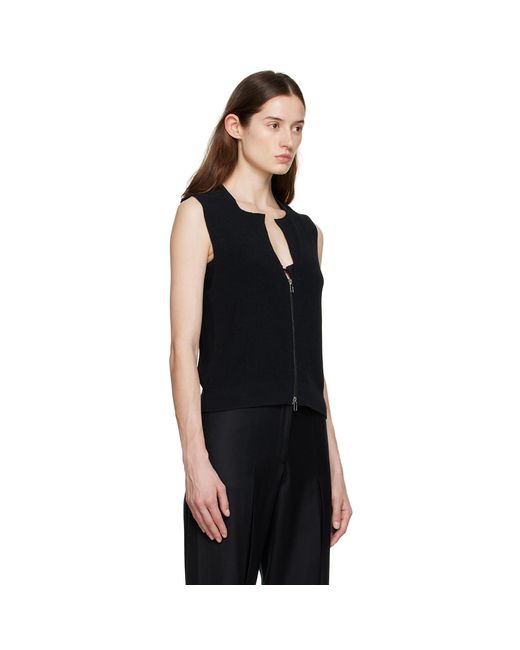 AYA MUSE Black Mason Tank Top