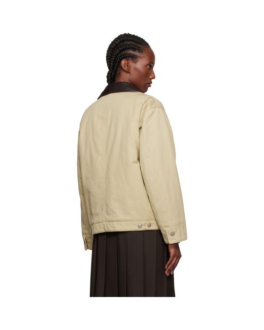 DUNST Natural Vintage Padded Work Jacket