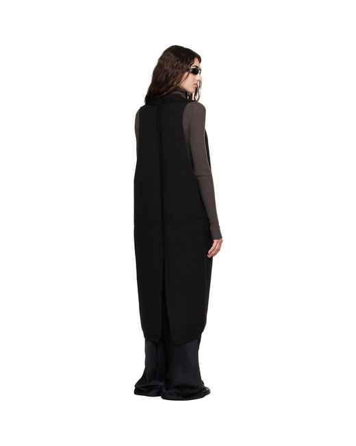 Rick Owens Black Tower Cyclops Vest