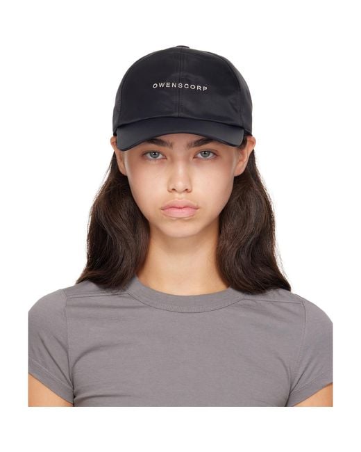 Rick Owens Blue Tower Baseball Cap