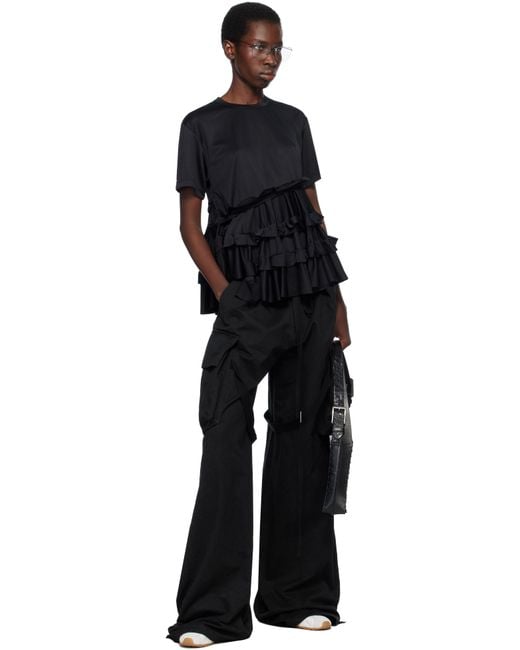 Comme des Garçons Black Back Pin Mesh T-Shirt
