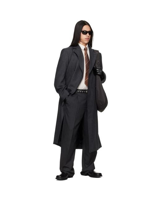 mfpen Black Conference Coat for men