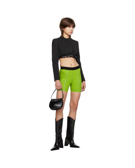 Coperni Green C+ Shorts