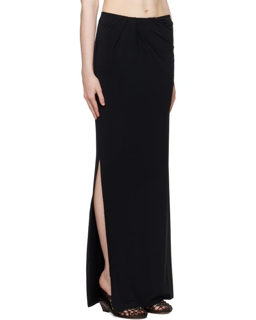 Jacquemus ブラック 'La Jupe Peplo' マキシスカート Black