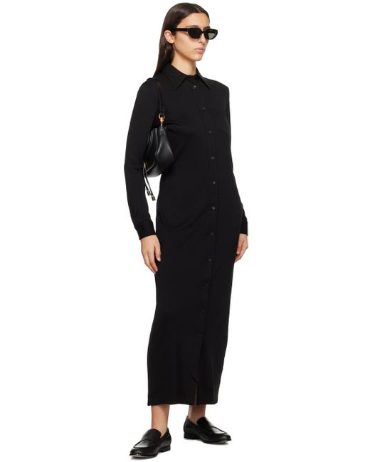 Filippa K Black Slim Maxi Dress