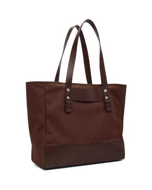 Marni Brown Canvas Tote for men