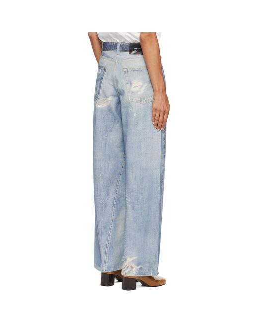 Our Legacy Blue Full Cut Jeans
