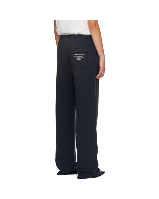Acne Black 1996 Lounge Pants
