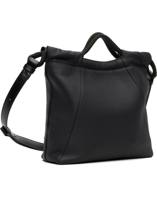 メンズ Maison Margiela ブラック スモール Soft 5Ac Drawstring バッグ Black