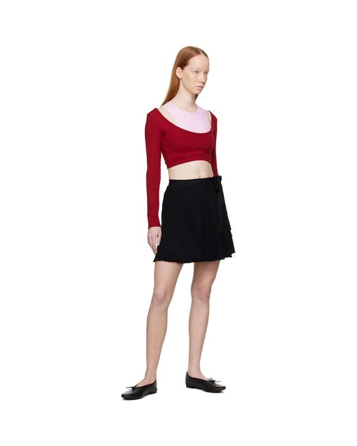Live The Process Black Malia Miniskirt