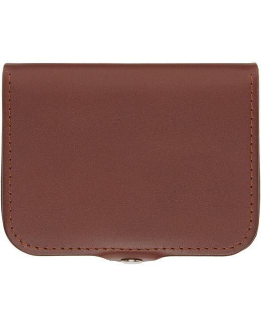 A.P.C. Brown Josh Bifold Wallet for men