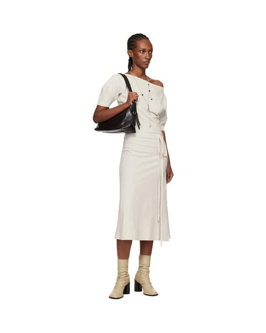Lemaire Black Belted Baguette Bag