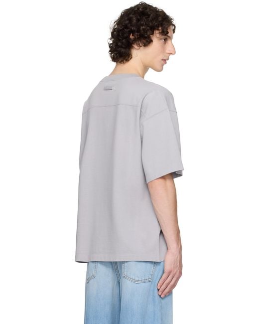 メンズ Jean Paul Gaultier Ssense限定 グレー Printed Water コットン オーバーサイズ Tシャツ White