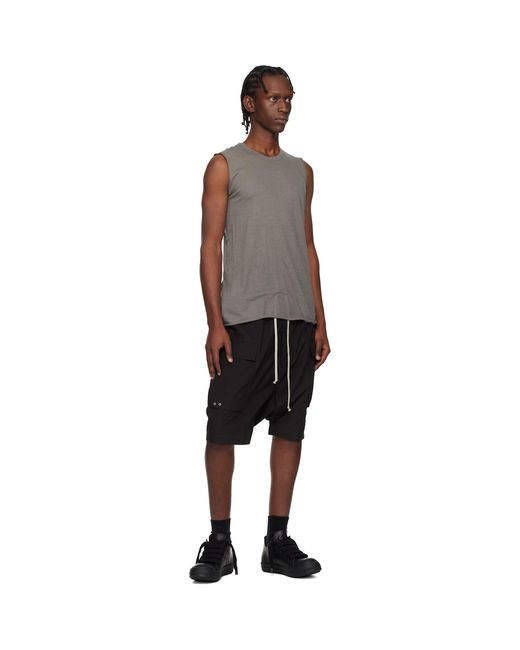 Rick Owens Black Temple Jumbolace Low Sneaks Sneakers for men