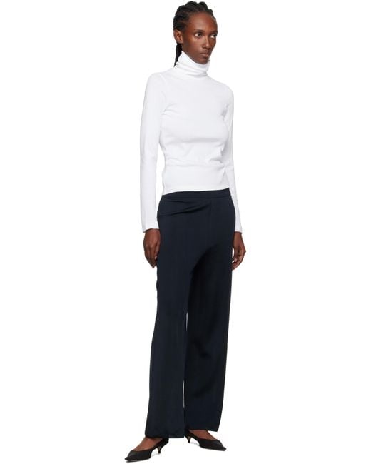 Flore Flore White Dinah Turtleneck