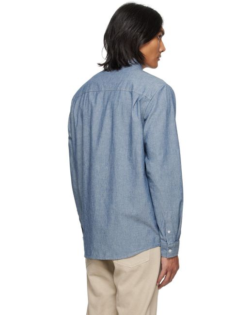 A.P.C. . Blue Edouard Shirt for men