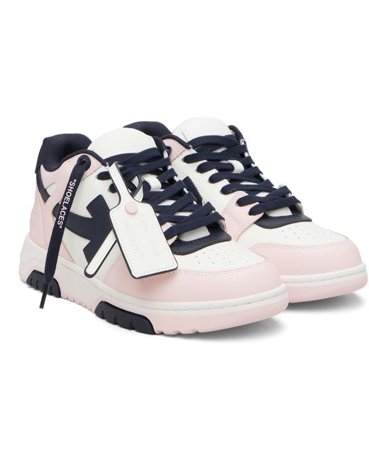 Off-White c/o Virgil Abloh Black 'Out Of Office' Calf Leather Sneakers for men