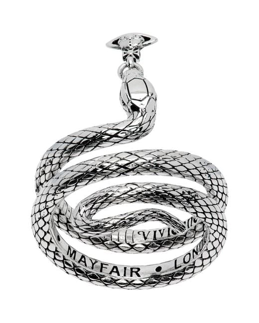 Vivienne Westwood Metallic Albane Ring for men