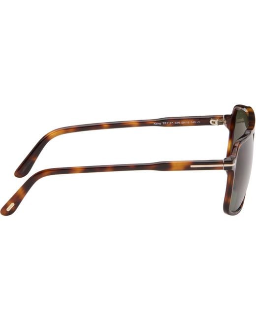 Tom Ford Green Kemp Sunglasses for men