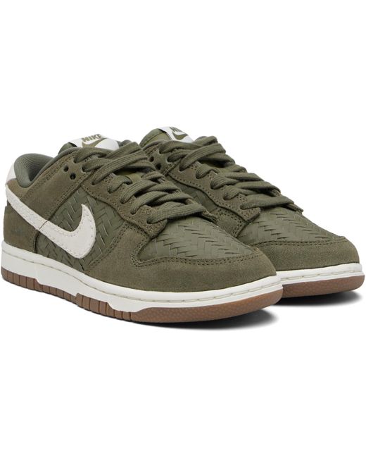 Nike Black Khaki Dunk Low Premium Se Sneakers