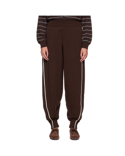 Cordera Black Organic Cotton Sporty Lounge Pants