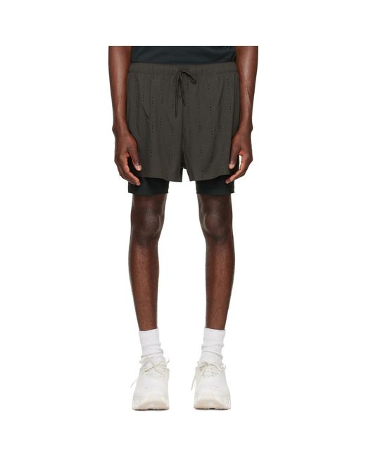 Post Archive Faction PAF Black On Edition Zero 2-In-1 Shorts for men