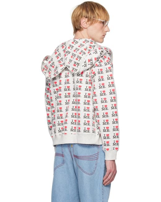 Ashley Williams 'I Heart Me' Butterfly Hoodie in Black for