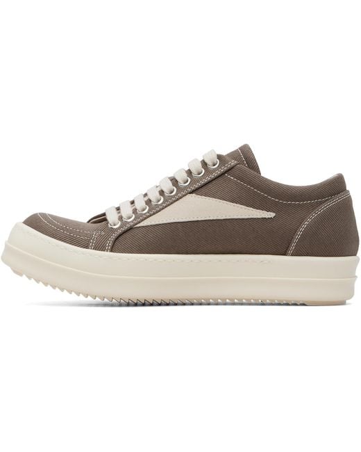 Rick Owens Gray Tower Vintage Sneaks Sneakers