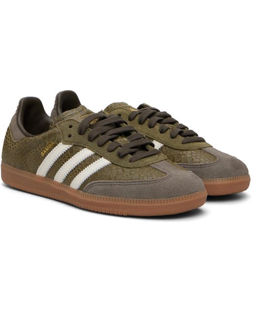 Adidas Originals Brown Samba Og Sneakers