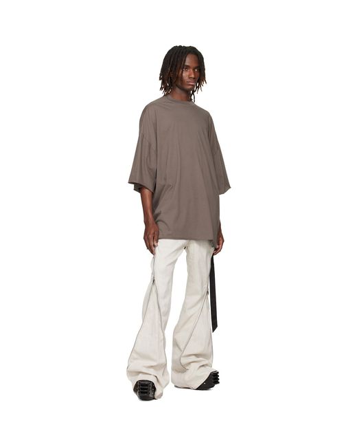 Rick Owens Brown Temple Tommy T-Shirt for men