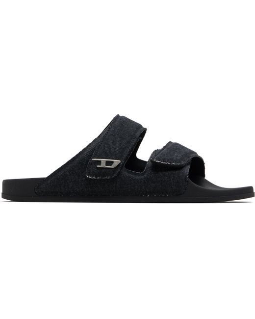 DIESEL Black Sa-Lax D X Sandals for men