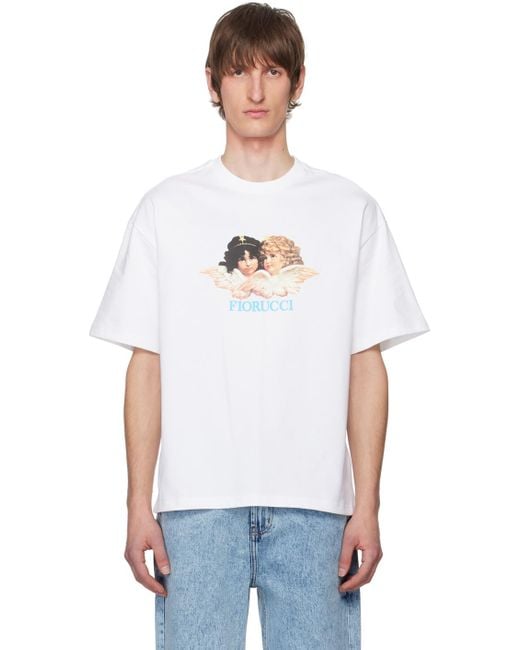 Fiorucci White Classic Angel T-shirt for men