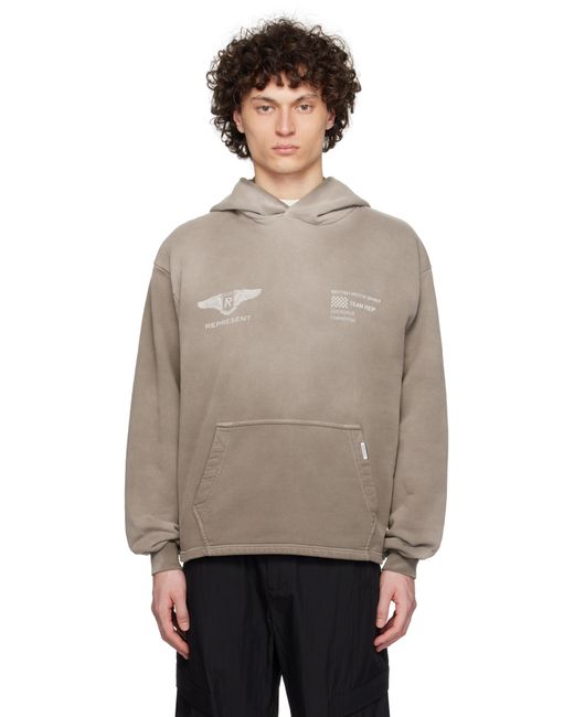 Pull À Capuche 'Team Rep' Gris Represent pour homme en coloris Gray