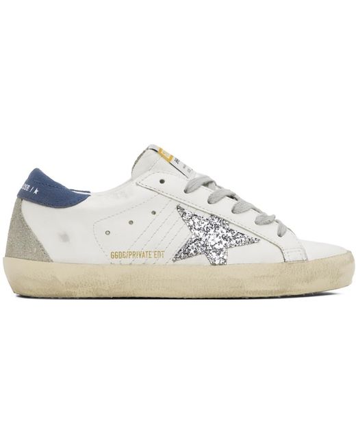 Golden Goose Deluxe Brand Black Ssense Exclusive White Super-star Sneakers