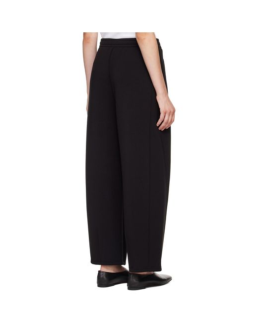 Weekend by Maxmara Black Scuba Jersey Getto Trousers