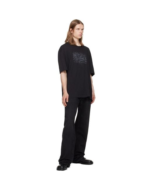 Maison Margiela Black Tabi County Knee Boots for men