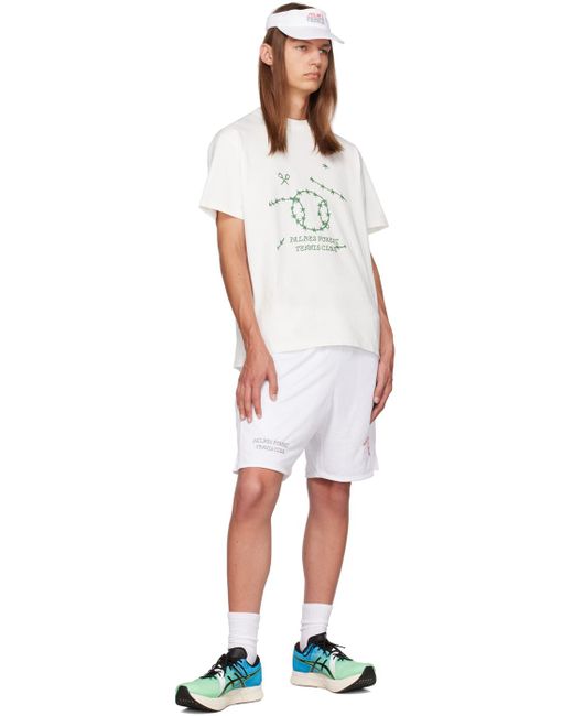 Palmes White Ssense Exclusive Pftc Shorts for men