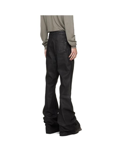 Rick Owens Black Tower Bolan Bootcut Jeans for men