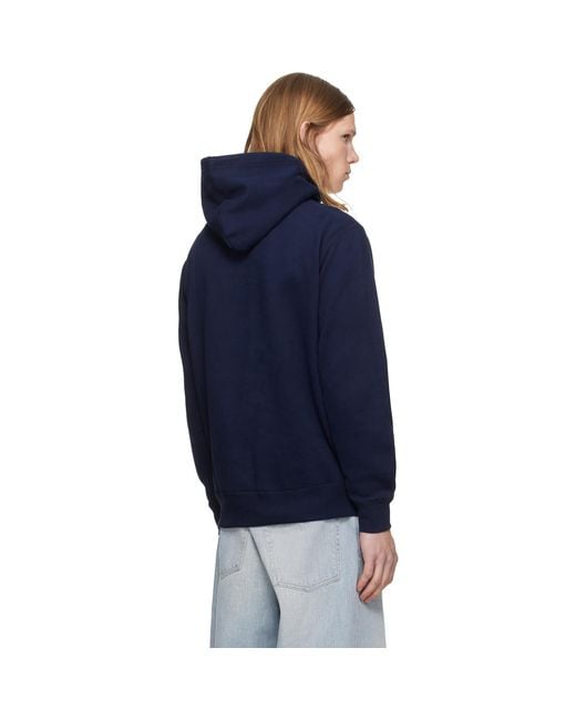Polo Ralph Lauren Blue 'The Rl Fleece' Hoodie for men