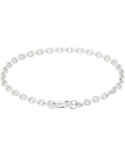 Tom Wood Metallic Ada Slim Bracelet for men