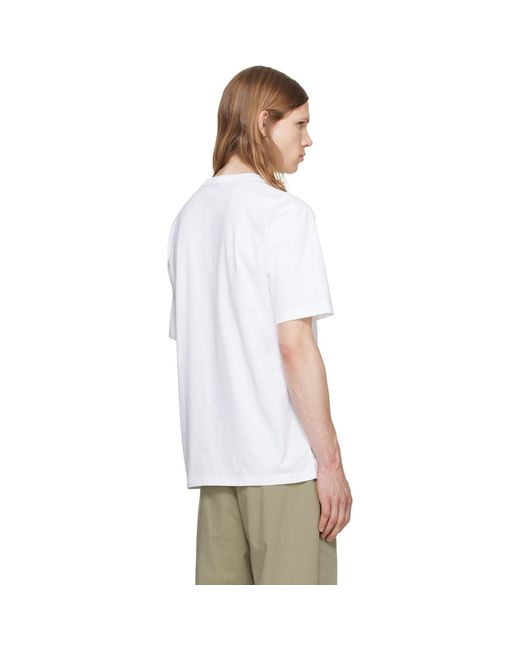 Boss White Three-Pack Crew-Neck Cotton T-Shirts for men
