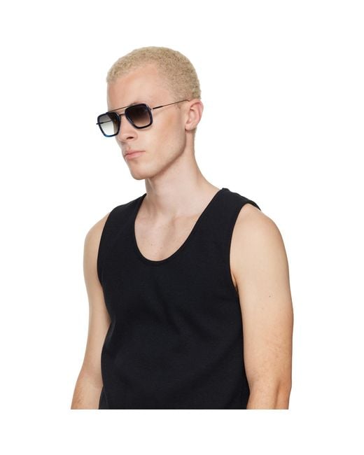 Dita Eyewear Gray Flight.006 Sunglasses for men