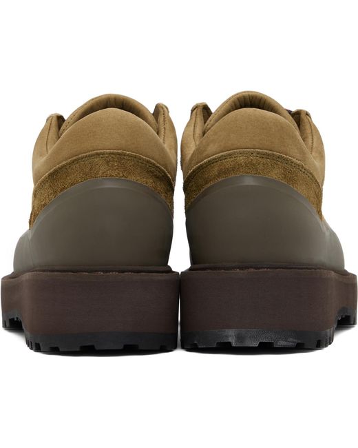 Diemme Brown Khaki Cornaro Due Gomma Boots for men