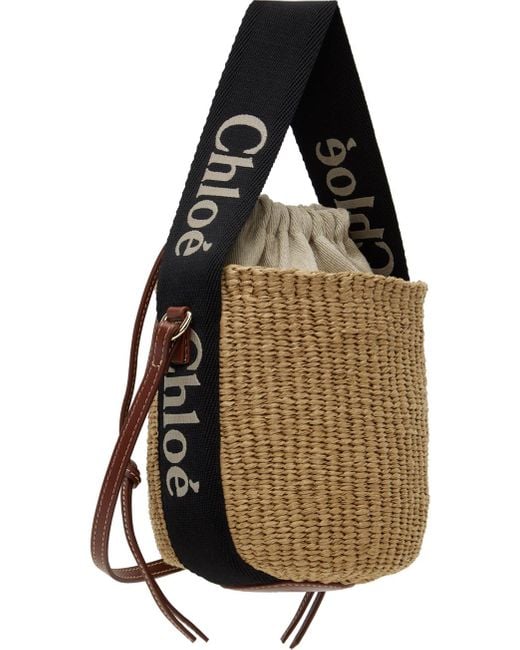 Chloé Multicolor Mifuko Edition Small Woody Basket Bag