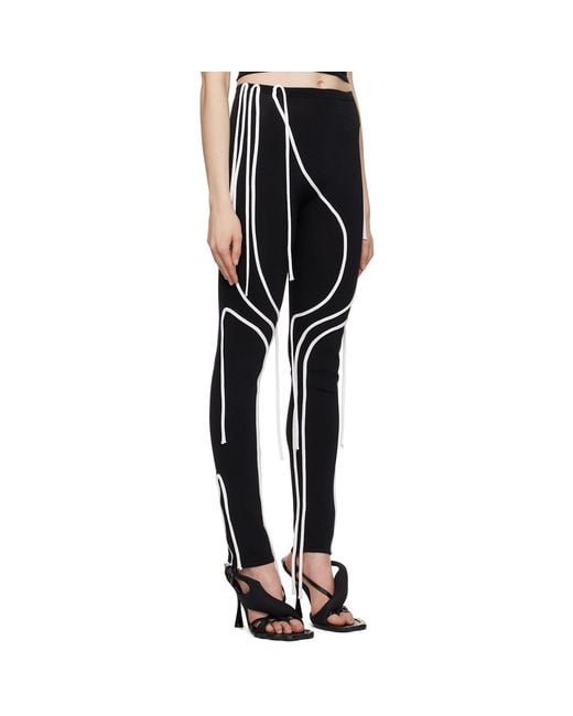 OTTOLINGER Black Strappy leggings
